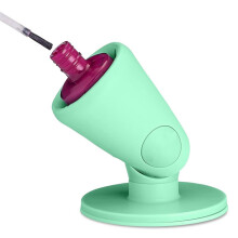 Hinge Untippable Nail Polish Bottle Holder Anti-Spill Nail Polish Holder Stand,Airlock Suction Fingernail Painting