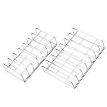 2er-Pack Acryl-Make--Organizer für Lidschattenpaletten, Vitrine mit 7 Fächern, Aufbewahrungshalter für Kosmetikdisplays, Passend für CDs und