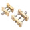 2Pcs Brass Watch Movement Holder Fixed Base Multi Function for Watchmaker Watch Clamp Watches Repair Tools Copper Mase 1