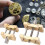 2Pcs Brass Watch Movement Holder Fixed Base Multi Function for Watchmaker Watch Clamp Watches Repair Tools Copper Mase 2