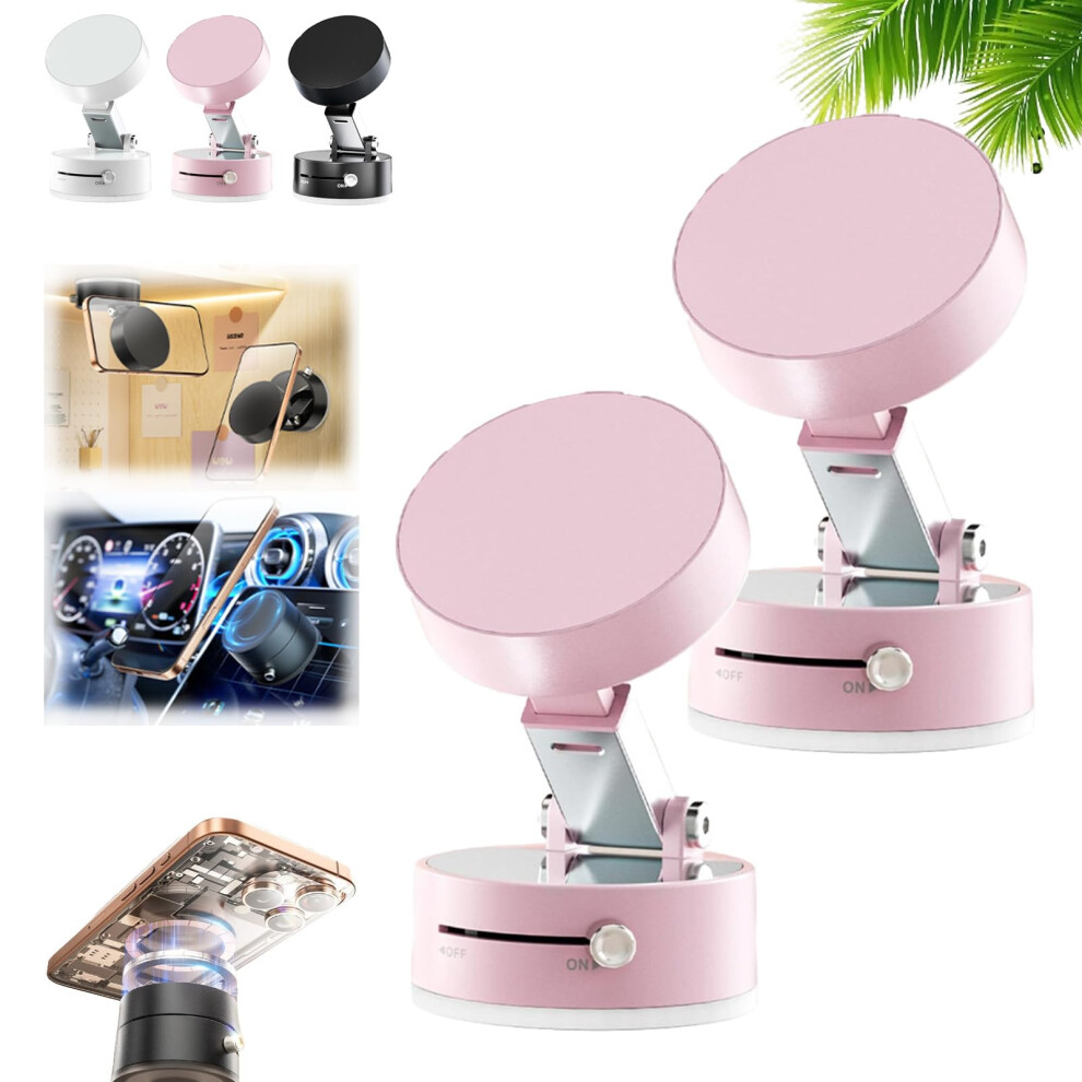 Magnetic Phone Mount With Suction Base, Foldable Doublesided Holder For All Phones (2Pcsb) 9174973158264