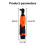 Conjunto de Chaves de Catraca Sem Fio de Alto Torque de 200 Nm, 90, Chave Angular de 3/8 Polegadas com Baterias de 12 V, Plugue UE 10