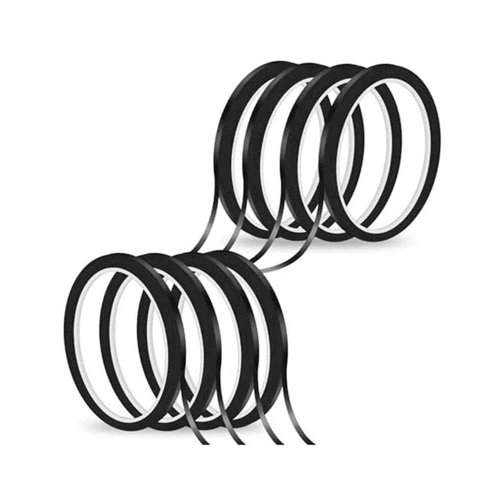 10 Rolls 1/8 Inch Whiteboard Tape Thin Tape for Dry Erase Board Self-Chart Grid Tape Lines Pinstripe,216 Feet Per Roll B