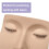 3D False Eyelash Grafting Model 3 in 1 Practice Tray Practice  with Eyes for Eyelash Extension Replaceable Eyelids 4
