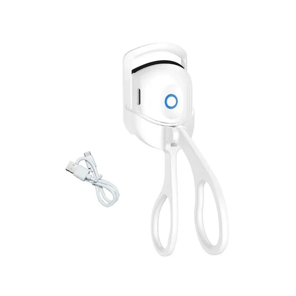 Electric Eyelash Curler USB Charging Model Fast Heating Portable Eye Lash Perm Lasting Curling Thermal Eyelash Clip A