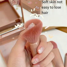 5 Makeup Brushes Multifunctional Makeup Brush with Mirror Powder Brush Eye Shadow Brush Blending Brush