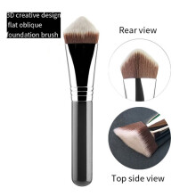 4-Pack for Full Face Multifunctional Foundation Brush 3D 4D Multi-Faceted Makeup Brush Powder Liquid Concealer Brush