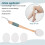 Lotion Applicator for Back, Feet, 4 Replaceable Pads, 1 Long Handle, Back Lotion Applicator for Seniors, Women 2