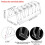 Acrylic Plate Display Stand, 6 Tiered Clear Acrylic Holders for Showcasing Dinnerware, Kitchenware, Decorative Plates 7