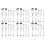 6X PerlenföRmige Make--Pinsel, Silikonperlen, DIY-Make--Kosmetikpinsel, Perlenpinsel-Set zum Selbermachen 1