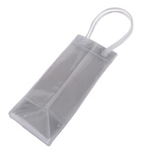 30 PièCes Sac Isotherme pour Bouteille de Vin en PVC Transparent Sac Isotherme pour Bouteille de Vin Sac à Glace pour Champagne avec PoignéE