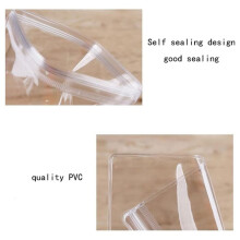 50pcs 5 Sizes Clear Jewelry Organizer Earring Necklace Storage Bags Travel, Anti Tarnish Protect Jewelry
