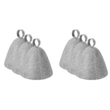 6X Anti Heat Sauna Hat Thicken Wool Shower Cap Hair Turban Quickly Towel Drying Towel Hats for Sauna Bathroom