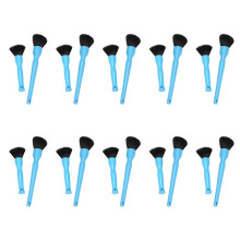 20X Superweiche Detail BüRste, Auto BüRste, Detail BüRste, Reinigungs BüRste, Lidschatten BüRste, SchöNheits BüRsten Set, Innen BüRste, Blau.