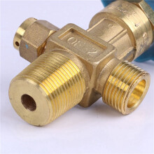 2X DN4 15MPa Oxygen Cylinder Valve Qf-2 Oxygen Valve Copper Oxygen Cylinder Nozzle Steel Cylinder Accessories