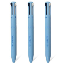 3X Stylo de Maquillage 4 en 1 Stylo de Retouche Maquillage Crayon à Sourcils ÉTanche 4 Couleurs Stylo de Maquillage Multifonctionnel Beauté 02