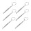 6X 3-In-1 Eyeglass Sunglass Spectacle Frame Repair Kit Screwdriver Tool 1