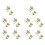 20Pcs Brass Watch Movement Holder Fixed Base Multi Function for Watchmaker Watch Clamp Watches Repair Tools 1