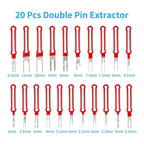 Terminal Removal Tool Kit 78 Pcs, Upgraded Pin Extractor Tool Wire Connector Electrical Pin Removal Tool Pin Tools Set