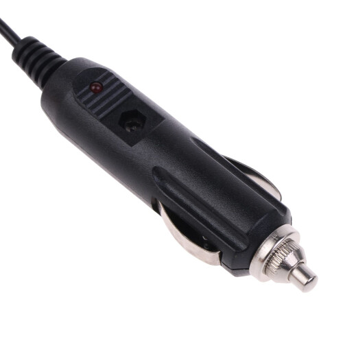 12V Car Power Adapter Cable with Flexible Coiled Design, LED Indicator and Multi‑Size DC Connectors 2