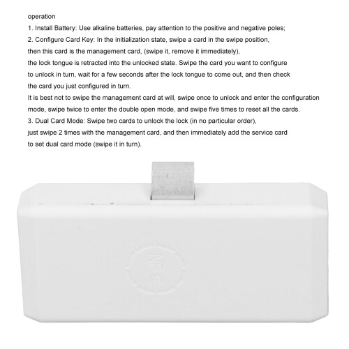 Electronic Cabinet Lock, Smart Keyless Drawer Lock, ABS Aluminum 2