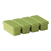 Outdoor Ice Block Molds for Whiskey,Reusable Reinforced Silicone Molds Cold Plung Ice Mold Ice Maker Box Green
