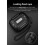 Earphone Storage Box Large Capacity Dustproof Waterproof Shockproof Earphone Box Transparent Black 5