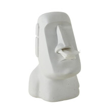 Easter Island Stone Statue Paper Towel Box Home Decoration Statue Retro Living Room Decoration Home Accessories A