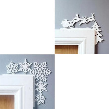 Decoración de Pared Navideña de Metal, Decoración Interesante para el Hogar, Letrero Navideño para Colgar en la Pared, Decoración del Hogar C
