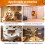 Pineapple Lantern - Yellow Light Halloween Pineapple Lantern Decoration Resin Pineapple Lantern with Inner Light 7