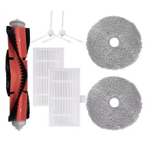 Für Lydsto W2, Kyvol Cybovac S60, AICLE INS-200, Inic IX10, All in ONE MAX Bürstenfilter Mopp Staubbeutelteil
