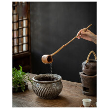 Chinese Retro Water Scoop Wine Raisin Wine Scoop Long Handle Scoop Household Water Scoop,A