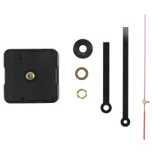 Quartz Clock Movement Mechanism DIY Repair Parts Black + Hands