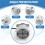 4 Array LEDs Infrared Waterproof Night Vision IR  Light Fill Light  12V for Security Camera 3