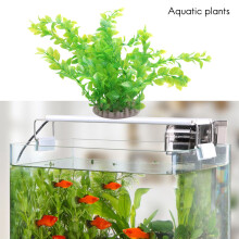 40cm Kunststoff gruene Blaetter Wasserpflanzen fuer Fischtank Aquarium