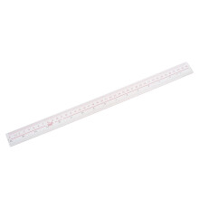 40cm 16 Inches Length Measure Clear Plastic Straight Ruler