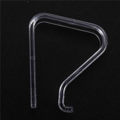 4 Pcs Home Party Clear Plastic 20mm-35mm Desk Table Cloth Clips 2