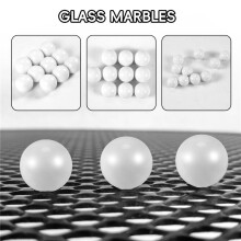 10 Pcs Marbles 16mm glass marbles Knicker glass balls decoration color nuggets toy white