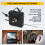 Black Hand DIY Quartz Clock Spindle Silent Movement Mechanism Repair Tool Kit 5