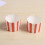 50X Cupcake Wrapper Paper Cake Case Baking Cups Liner Muffin Kitchen Baking Red Stripes 5