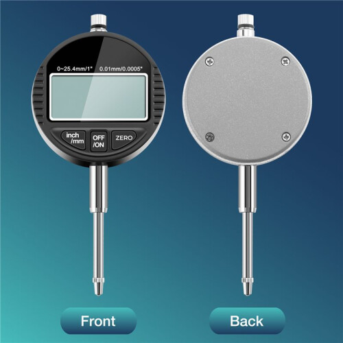 Digital Dial indicator DTI 0.01mm/.0005" Range 0-25.4mm/1" Clock Gauge 2