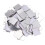 100 Piece Mirror Tile Wall Sticker 3D Decal Room Decor Stick (Silver) 1