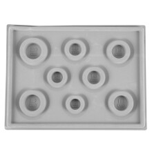 Flocked Beading Bead Board Bracelet Design Tray Jewellery Making DIY Tool gray