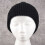 Uomini Slouchy Long Beanie Knit Cap Per Summer Winter Oversize Nero 6