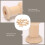 10Pcs Wooden Empty Thread Spools Natural Color 29mm x23mm 7