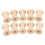10Pcs Wooden Empty Thread Spools Natural Color 29mm x23mm 10