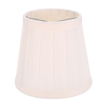 Fabric Chandelier Lampshade Holder Clip Sconce Beside Bed Lamp Hanging Light, light yellow