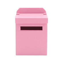 1/12 TräPostlåDa Dockhus Miniatyr Fairy TräDgåRdsinredning Rosa
