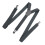 Unisex Clip  Suspender Elastic Y-Shape Back Formal Adjustable Braces, Dark Gray 1