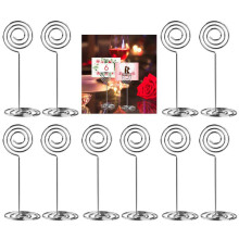 10 Stuks Swirl Tafelnummer Fotohouder Staat voor Bruiloften Feestbijeenkomsten
